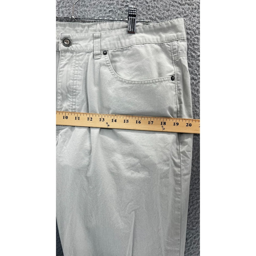 Patagonia Pants Mens Size 34 (Fit 34x30) Beige Off White Straight Leg Flat Front - Picture 4 of 13